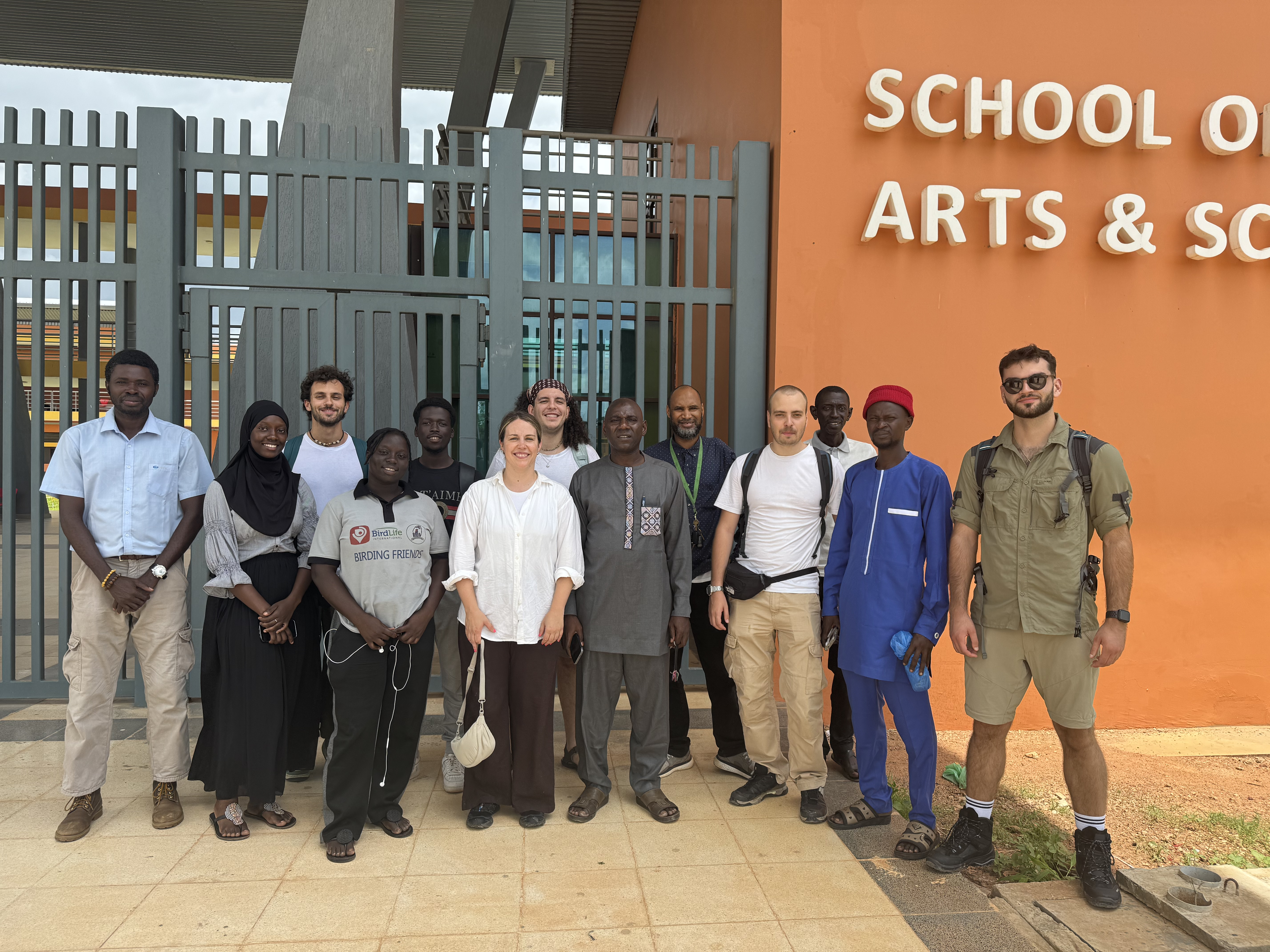 The ROOTS deployment team with their local partners