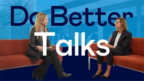 Dalia Silberstein and Cristina González in the Do Better Talk video. 
